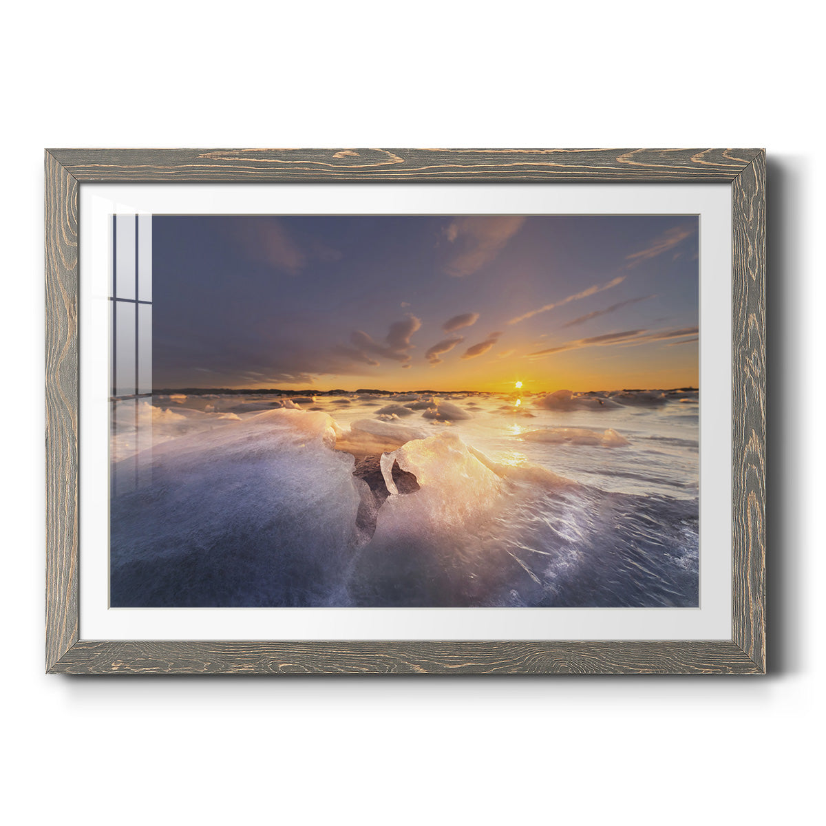 Breakthrough - Barnwood Framed Art Print