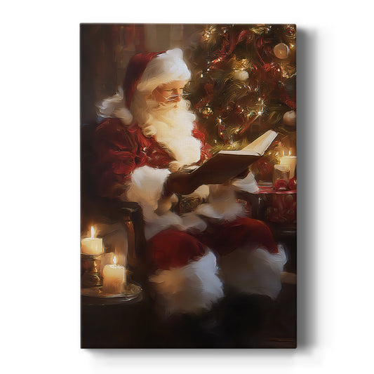 Candlelit Cathedral Village - Canvas Art Print