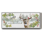 Reindeer Woods - Floater Framed Canvas Print