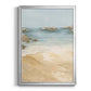 Tranquil Beach I - Modern Framed Canvas Print