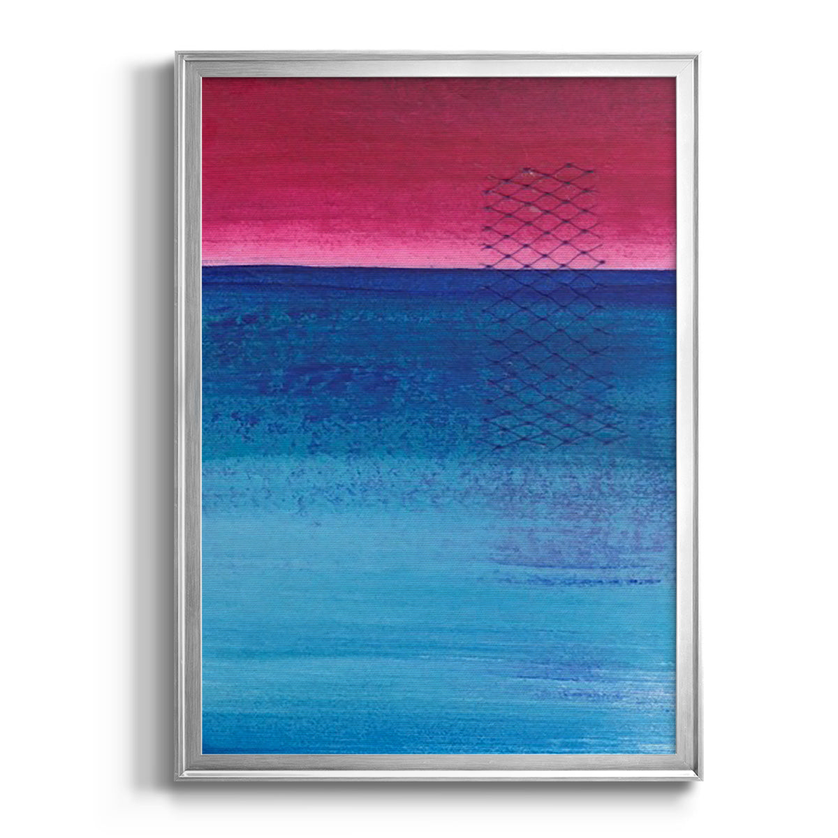 Gently Oppose I - Modern Framed Canvas Print