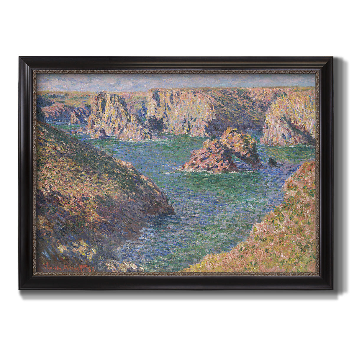 Port-Domois, Belle-Isle - Ornate Framed Canvas Print