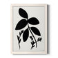 Silhouette Garden II - Barnwood Framed Canvas Print