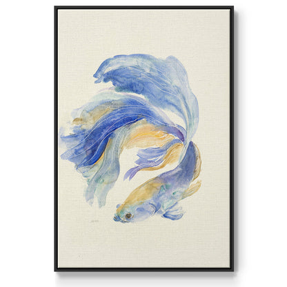 Betta II - Framed Premium Gallery Wrapped Canvas L Frame - Ready to Hang