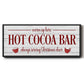 Hot Cocoa Bar - Floater Framed Canvas Print
