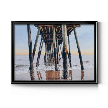 Under the Pier - Modern Framed Canvas Print