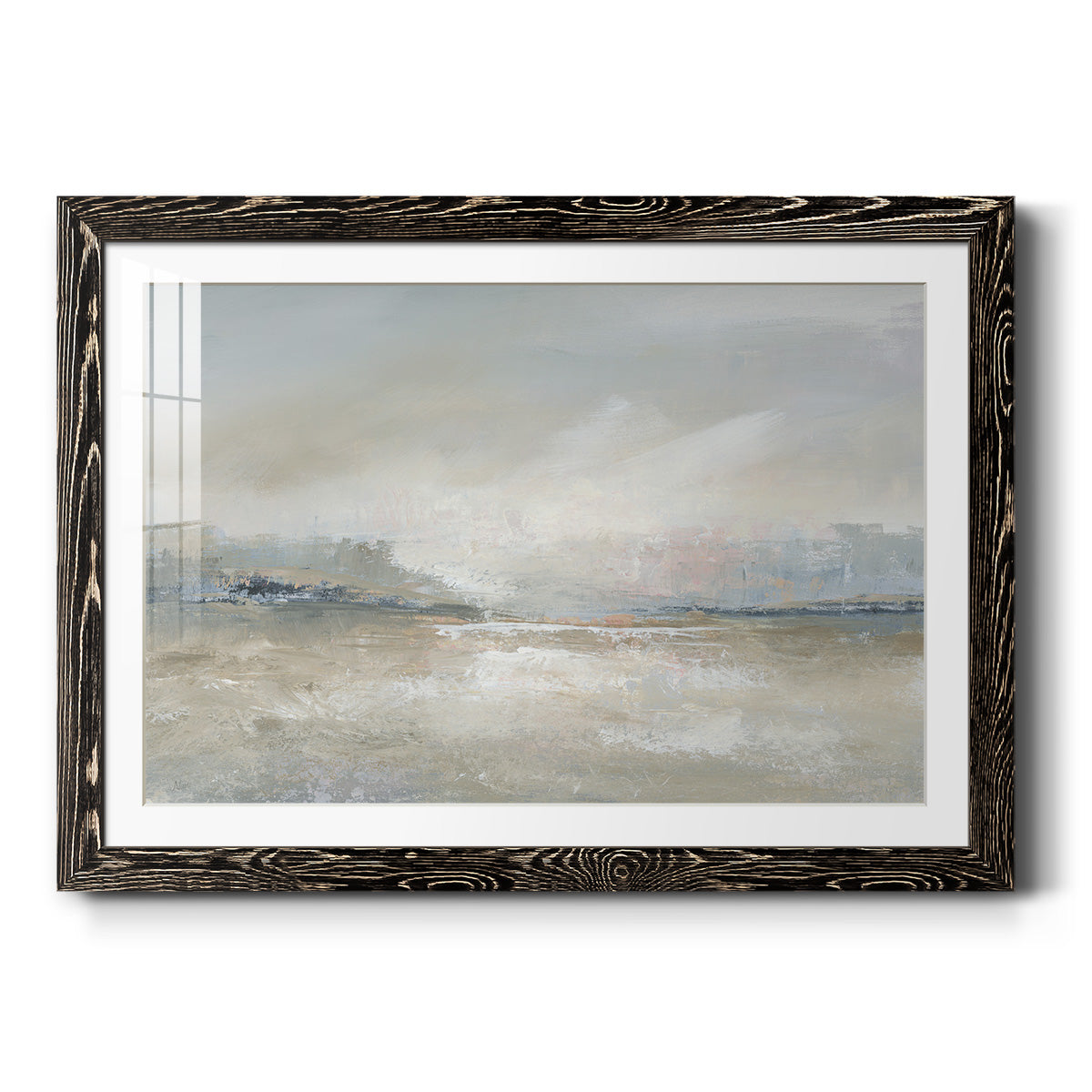 Horizon Haze - Barnwood Framed Art Print