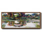 Rose Flowered Arches at Giverny, 1913 - Floater Framed Canvas Print