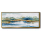 Blue Serenity - Floater Framed Canvas Print