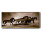 Wild Horses - Floater Framed Canvas Print