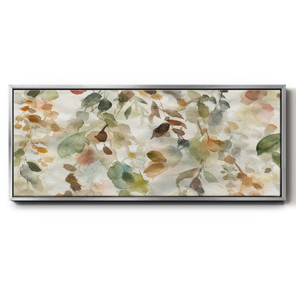 Fall Cascade - Floater Framed Canvas Print