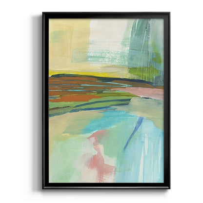 Radiant Horizon IV - Modern Framed Canvas Print