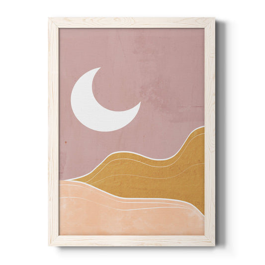 Sedona Moon - Barnwood Framed Canvas Print
