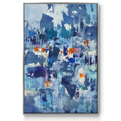 Reticent III - Floater Framed Canvas Print