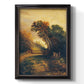 Landscape with Picnickers and Donkeys - Ornate Framed Canvas Print