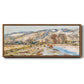 Winter at Giverny, 1886 - Floater Framed Canvas Print
