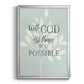 All Things - Modern Framed Canvas Print