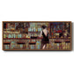 Elegant in Black - Floater Framed Canvas Print