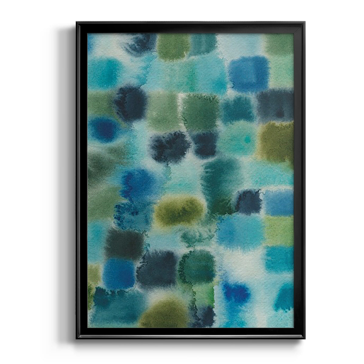 Earthy Plexus II - Modern Framed Canvas Print