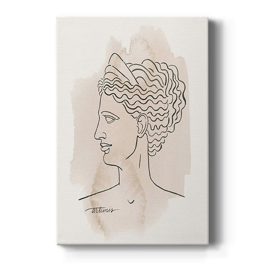 Greek Busts VI Premium Gallery Wrapped Canvas - Ready to Hang