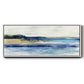 Indigo Bay - Floater Framed Canvas Print