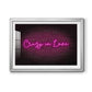 Neon Love II Premium Framed Print - Ready to Hang