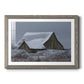 Winter Barn - Barnwood Framed Art Print