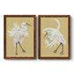 Heron Plumage V - Premium Framed Canvas 2 Piece Set - Ready to Hang