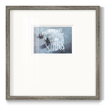 Celestial Love Collection A Premium Framed Print Double Matboard