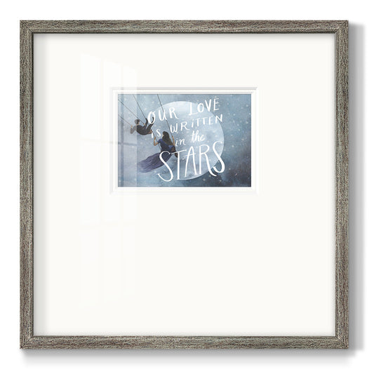 Celestial Love Collection A Premium Framed Print Double Matboard