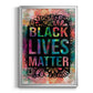 Graffiti Black Lives Matter - Modern Framed Canvas Print