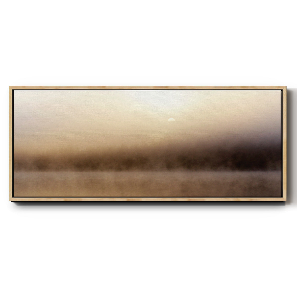 Break of Dawn - Floater Framed Canvas Print