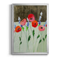 Poppy Party - Modern Framed Canvas Print
