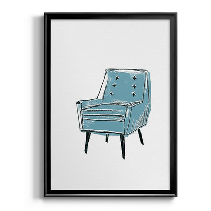 Take a Seat X - Modern Framed Canvas Print