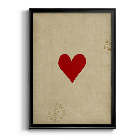 Small Heart - Modern Framed Canvas Print