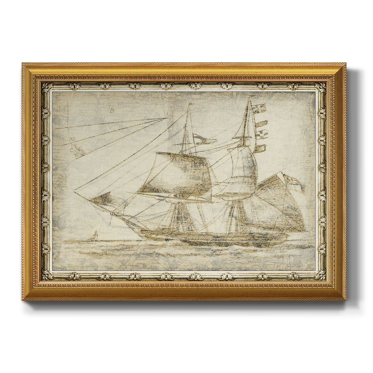 Ghost Ship II Premium Framed Canvas- Ready to Hang