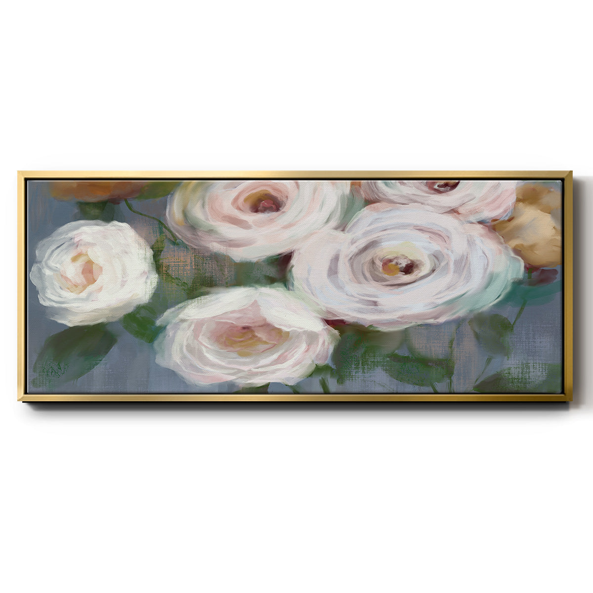 Magical Bouquet - Floater Framed Canvas Print