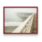 San Simeon Wharf - Restickable Framed Art Print