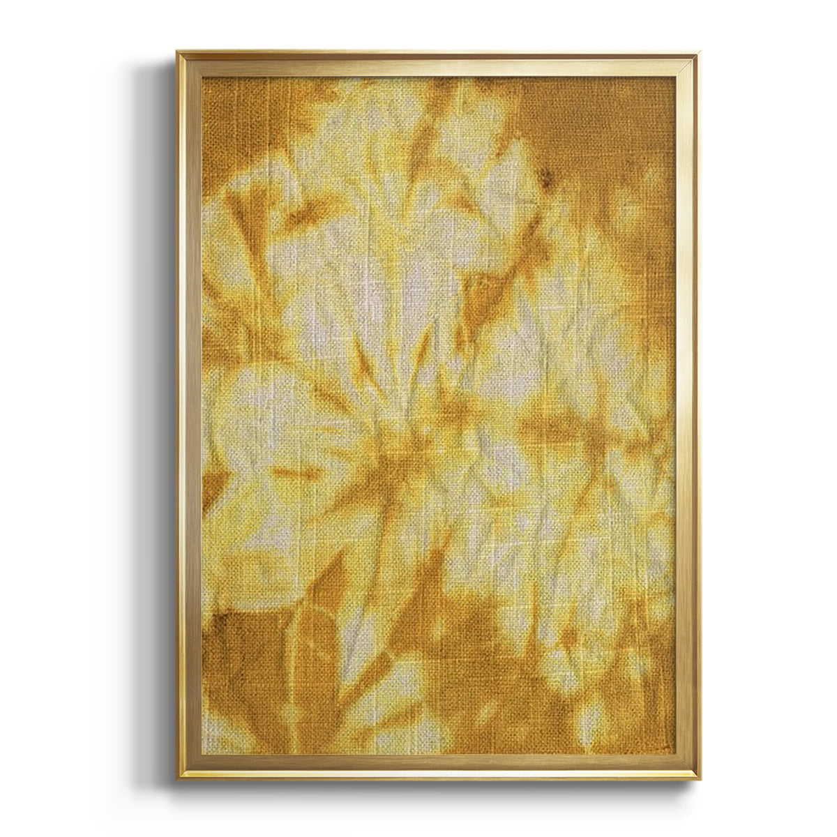 Turmeric Sunrise II - Modern Framed Canvas Print