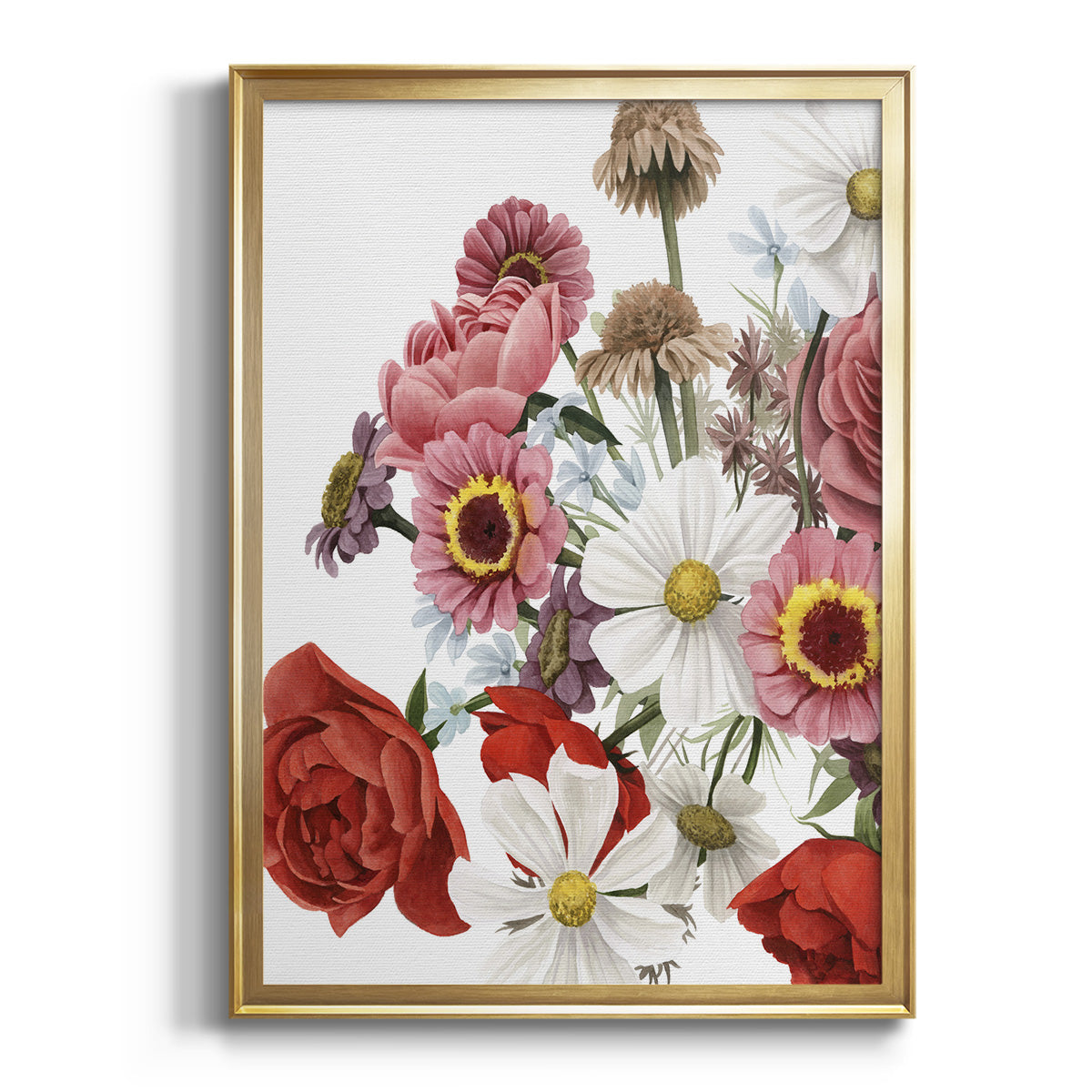 Modern Arrangement II - Modern Framed Canvas Print