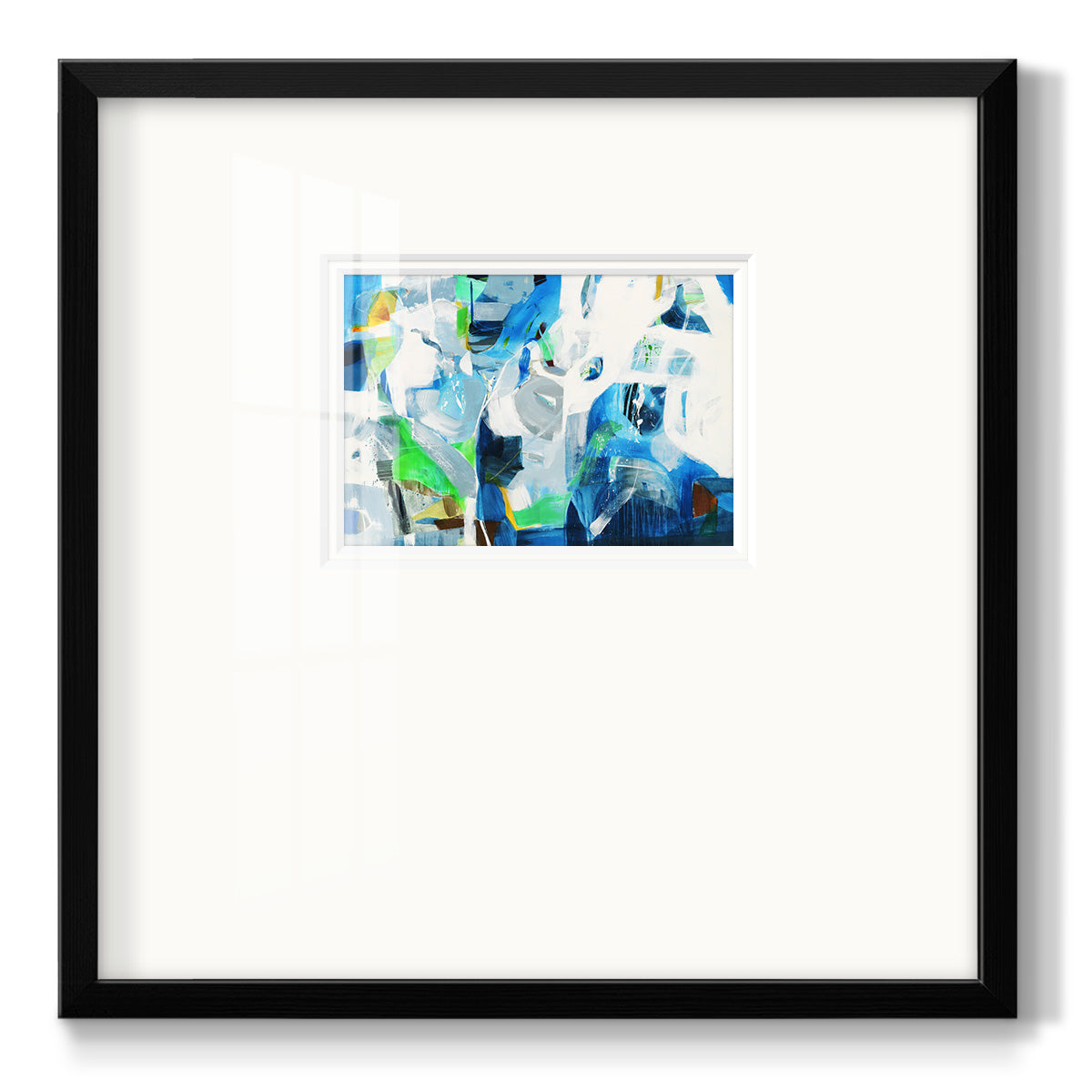 Down the Rapids- Premium Framed Print Double Matboard