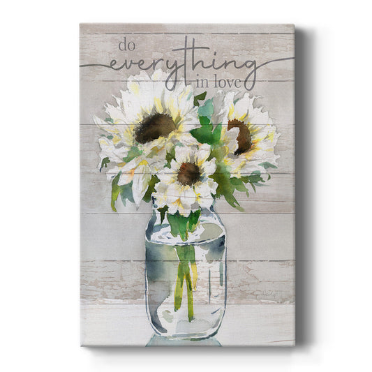 Do Everything In Love - Canvas Art Print