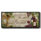 Grateful Wine - Floater Framed Canvas Print