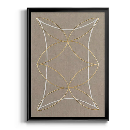 Hyperbola II - Modern Framed Canvas Print