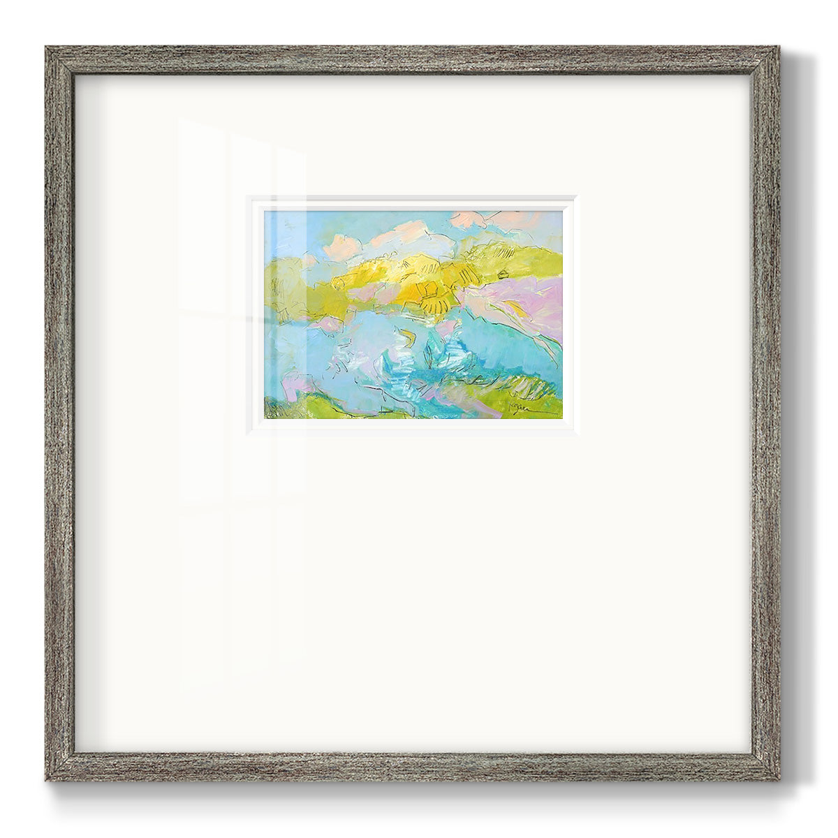 Learning to Fly - Double Matboard Framed Print