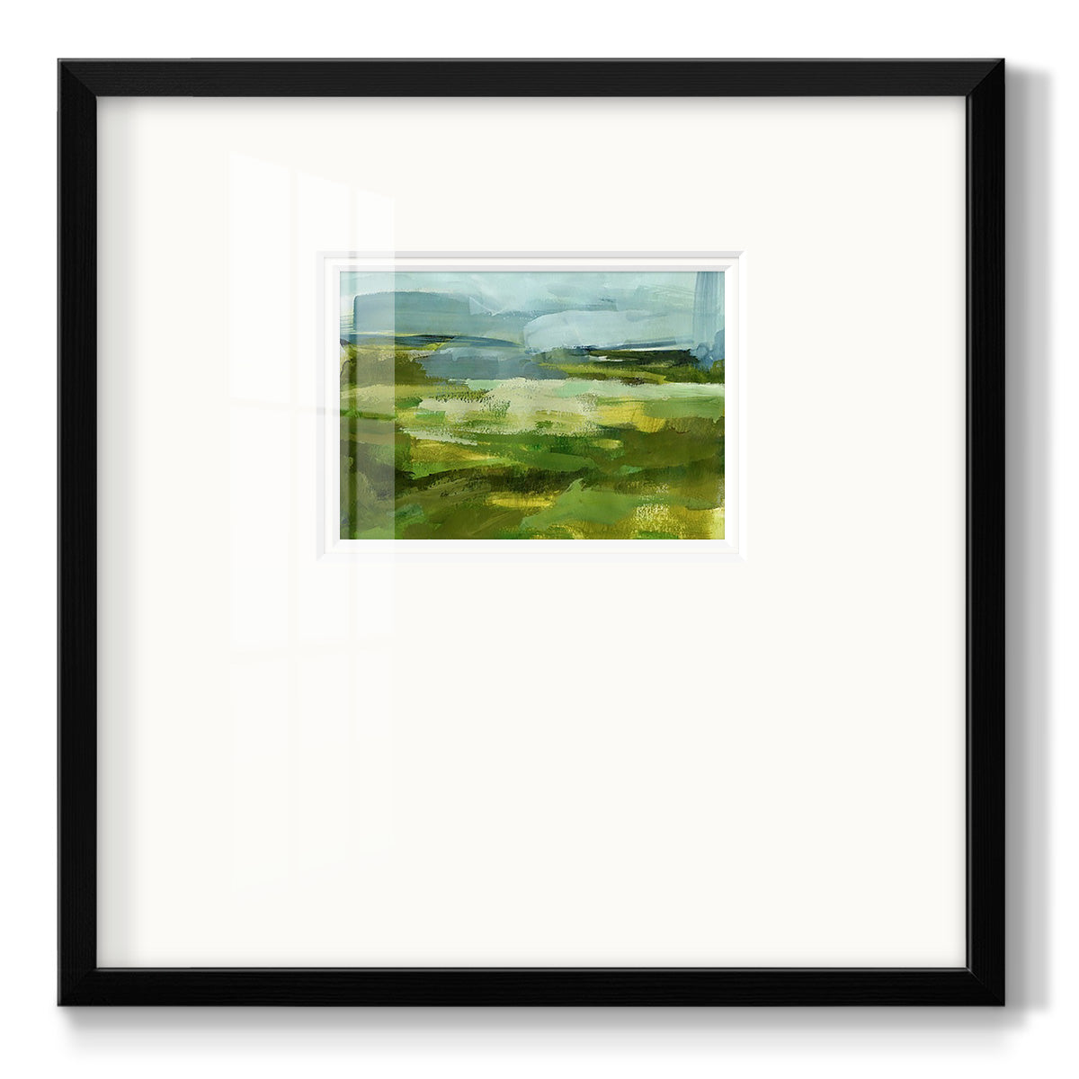 Emerald View I Premium Framed Print Double Matboard