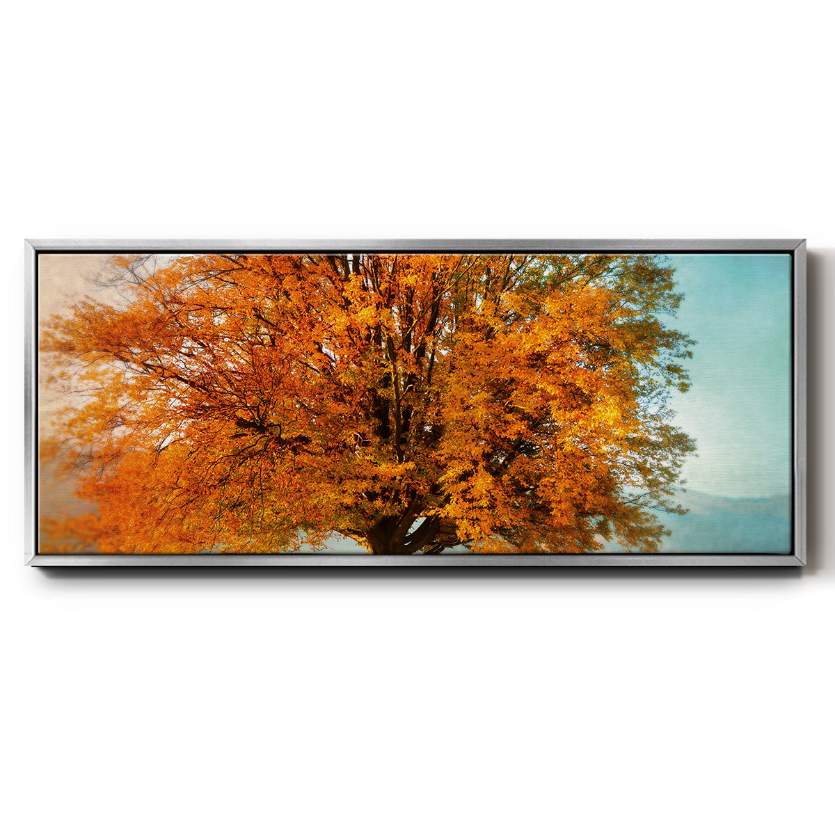 Autumn's Passion - Floater Framed Canvas Print