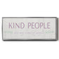 Kind People - Floater Framed Canvas Print