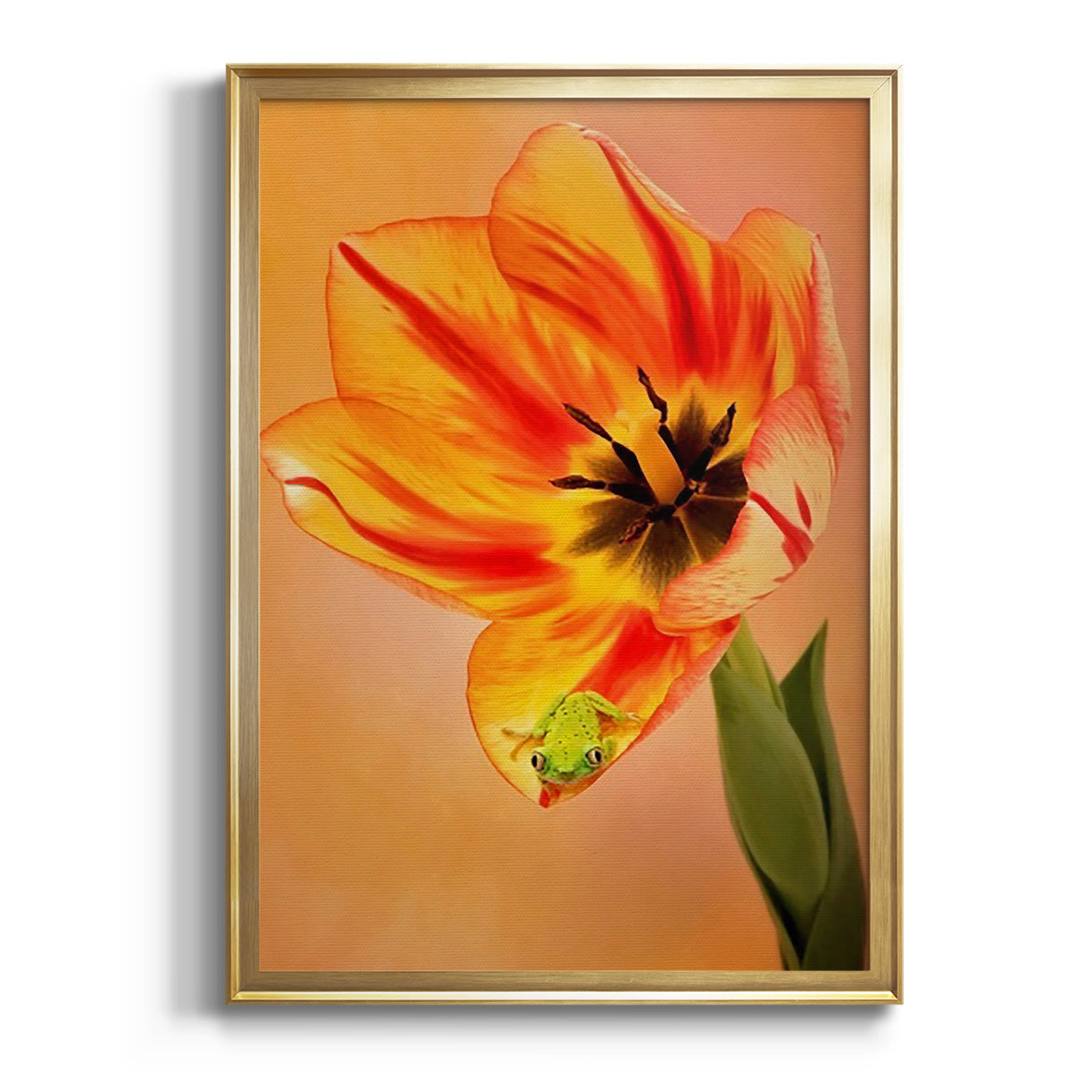 Hanging On VI - Modern Framed Canvas Print