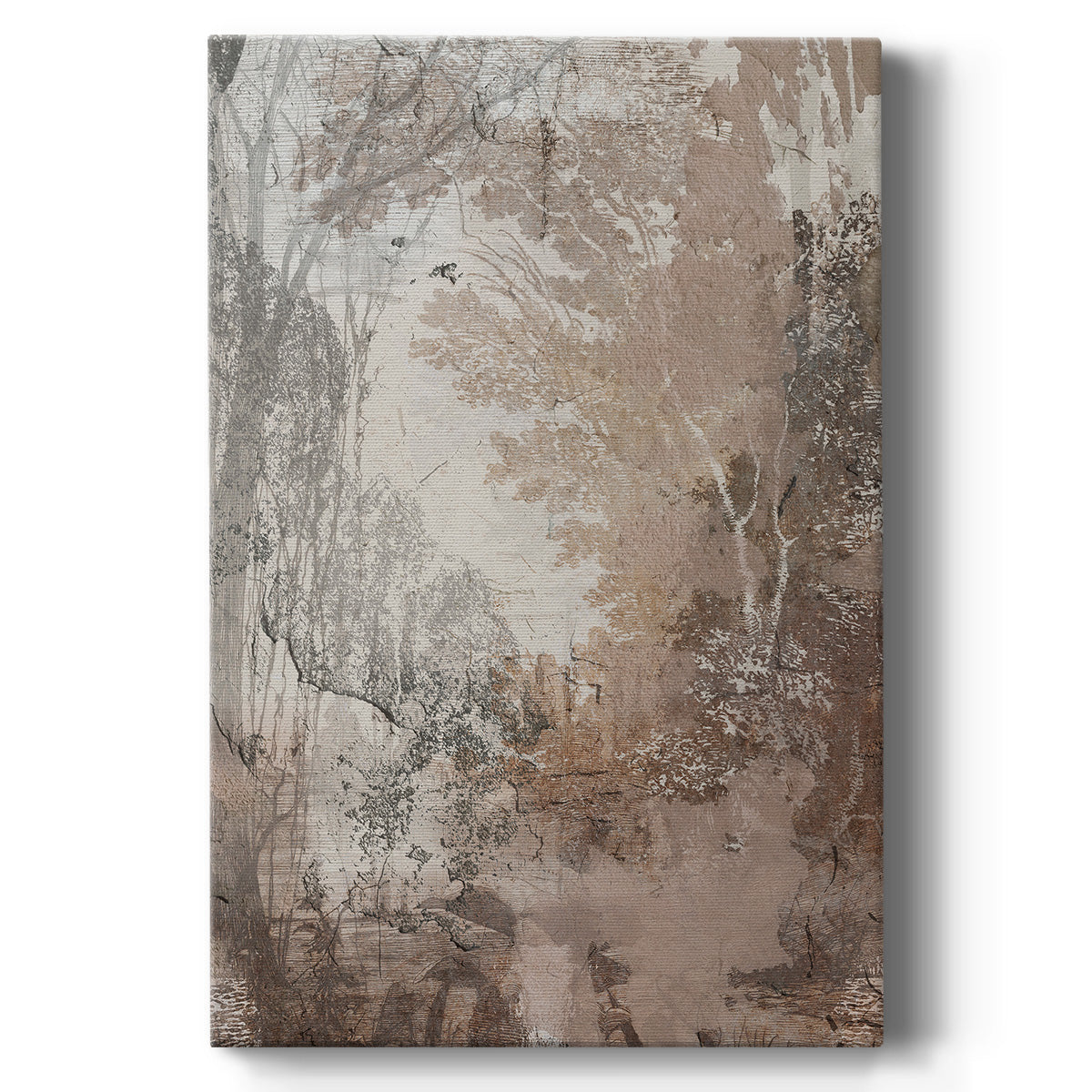 Fresco Collage III Premium Gallery Wrapped Canvas - Ready to Hang